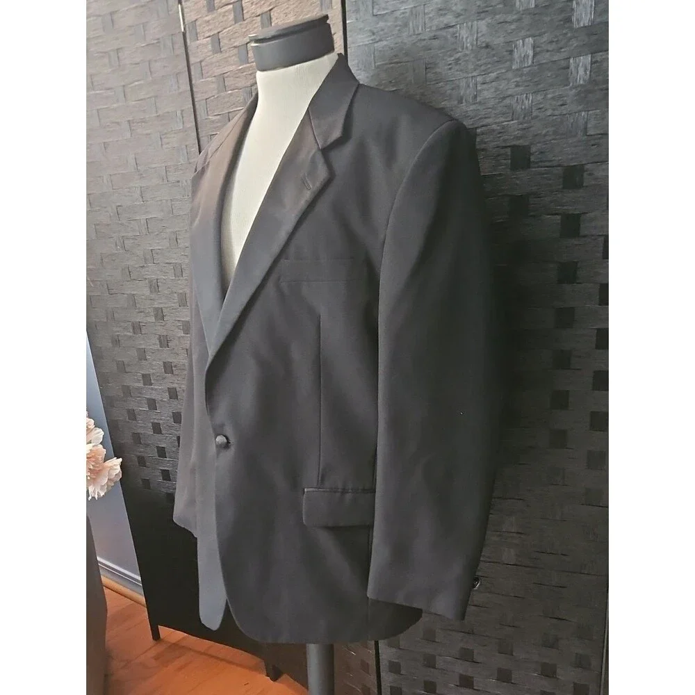 First Nighter Formal Wear Classic Men's Black Tux Blazer Size 42L